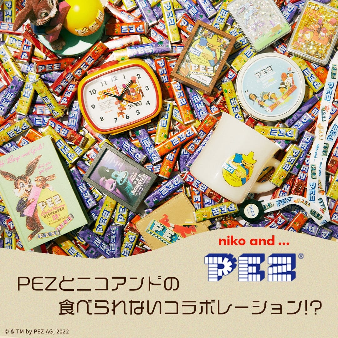 PEZとニコアンドの食べられないコラボレーション!?