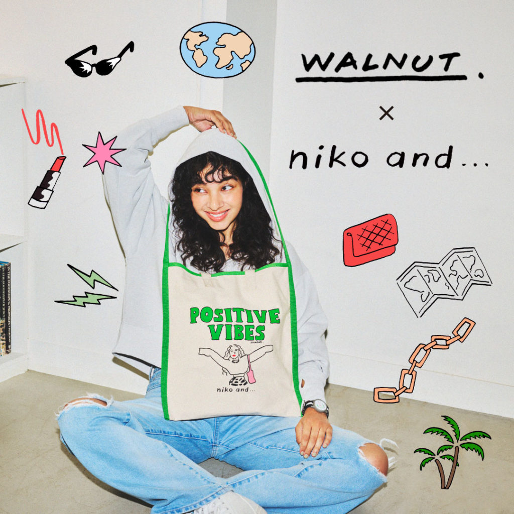 niko and ...と人気イラストレーター「WALNUT」がコラボレーション! 1月6日(金)より一部アイテムのWEB先行予約と「オリジナル描き起こしイラスト購入権」の抽選キャンペーンをスタート