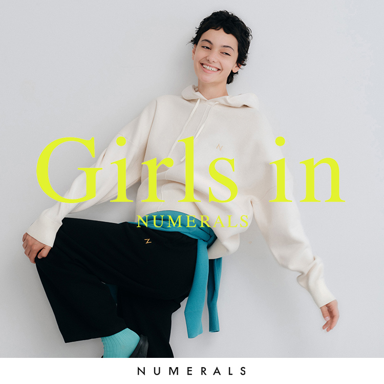 【girls in NUMERALS】冬をアクティブに過ごせるニットアイテムが登場！