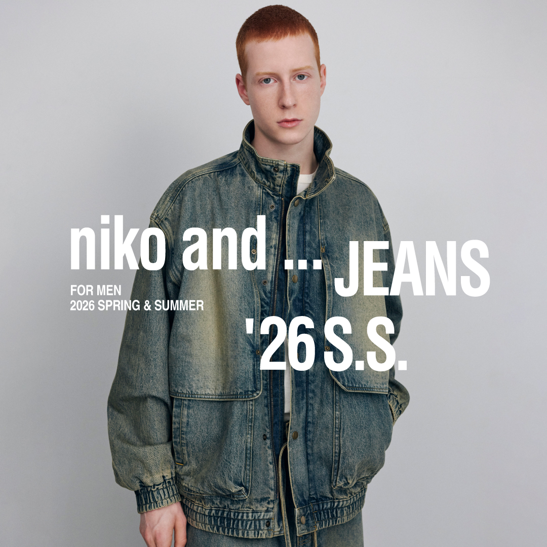 niko and ... JEANS FOR MEN 2026 SPRING&SUMMER