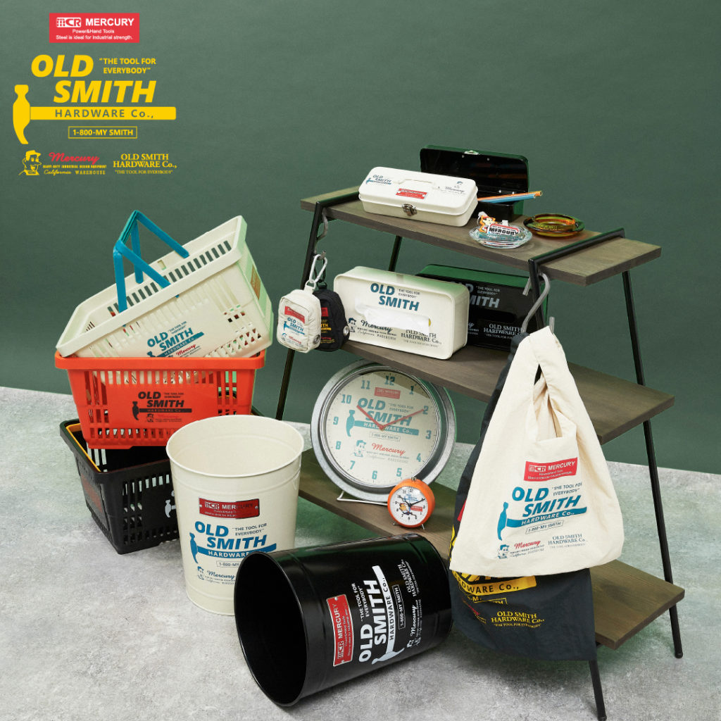 「niko and ...」が展開する雑貨シリーズ 「OLD SMITH HARDWARE Co.,」が「MERCURY」とのコラボアイテムを 3月6日（金）より販売開始