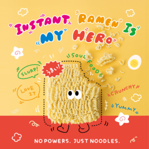「niko and ...」がSNSで話題の人気カプセルトイ「おれたち袋麺」と初コラボ! 袋麺をテーマにした企画“INSTANT RAMEN IS MY HERO”を開催